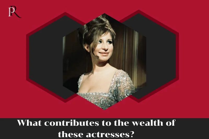 What contributes to the wealth of these actresses?