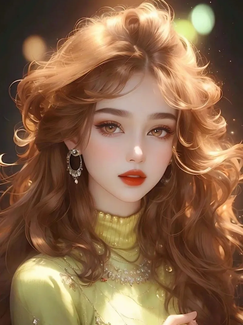 Shine your own style with a beautiful beautiful female anime portrait avatar