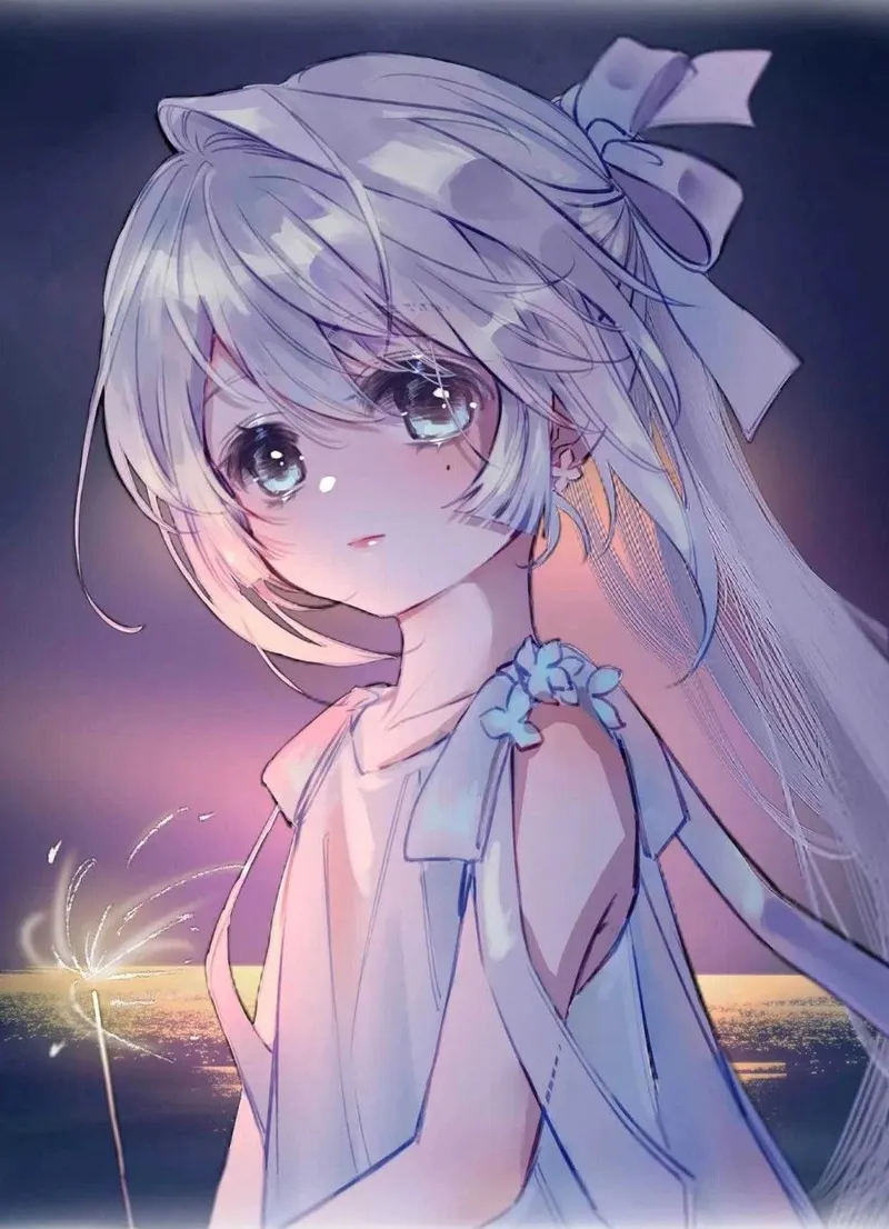 Gentle beauty appears in the beautiful beautiful female anime portrait avatar