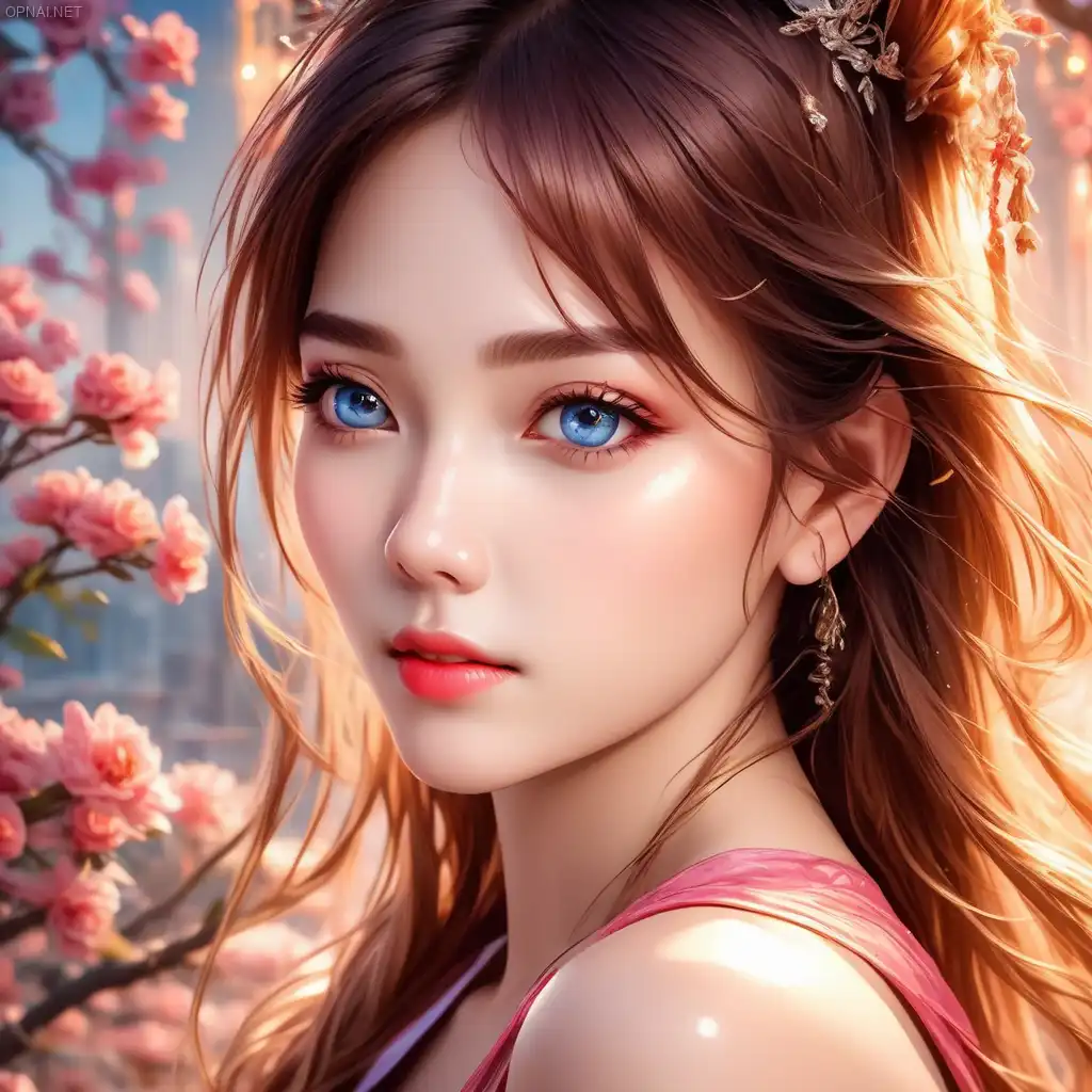 Enjoy creativity through the beautiful modern female anime portrait avatar