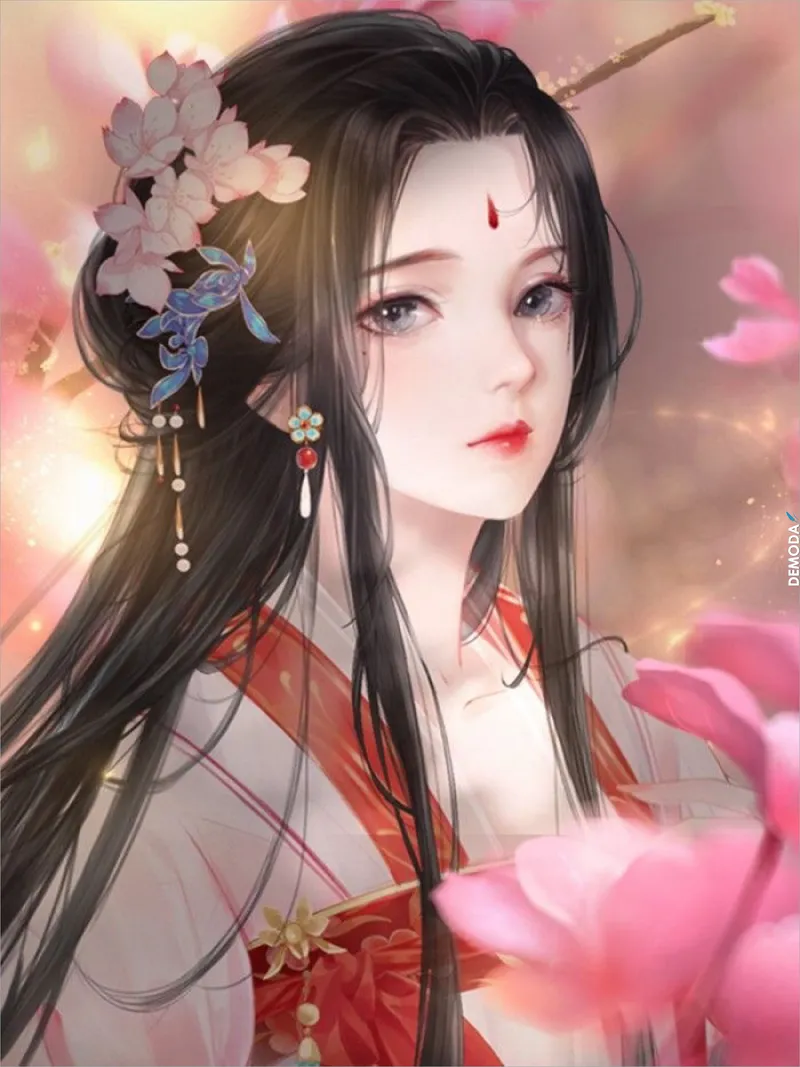 Highlight your own personality through the unique beautiful female anime portrait avatar