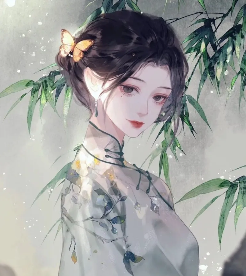 Let Avatar Portrait of beautiful female anime soothe your soul