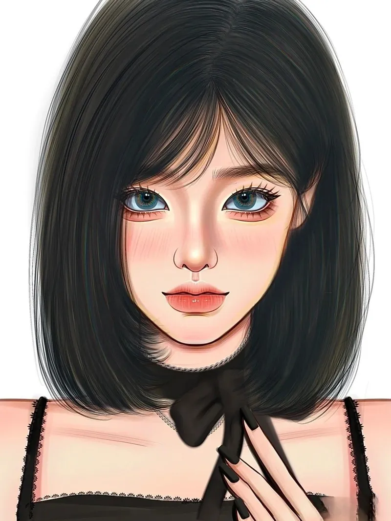 Highlight the femininity with beautiful female anime portraits