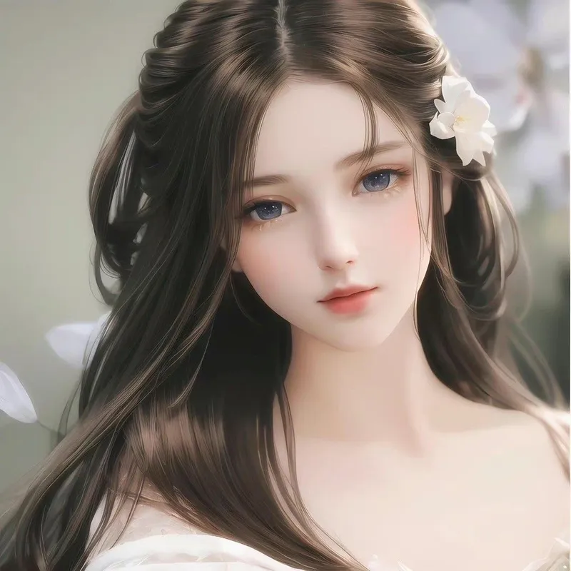 Refresh your perspective with a beautiful beautiful female anime portrait avatar