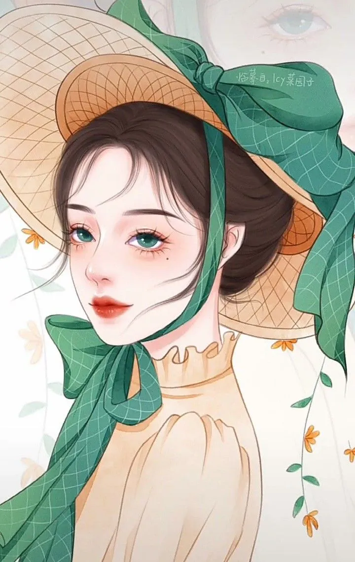 Highlight your own style with beautiful beautiful female anime portrait avatar