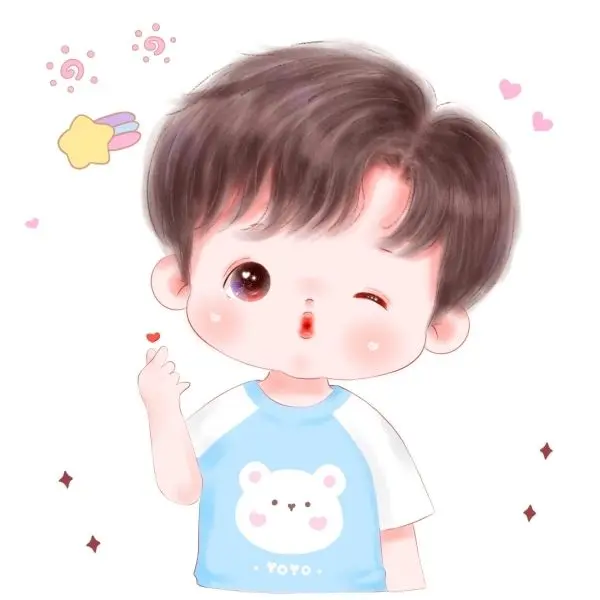 Avatar Chibi Nam, tạo cảm giác thân thiện và ngọt ngào