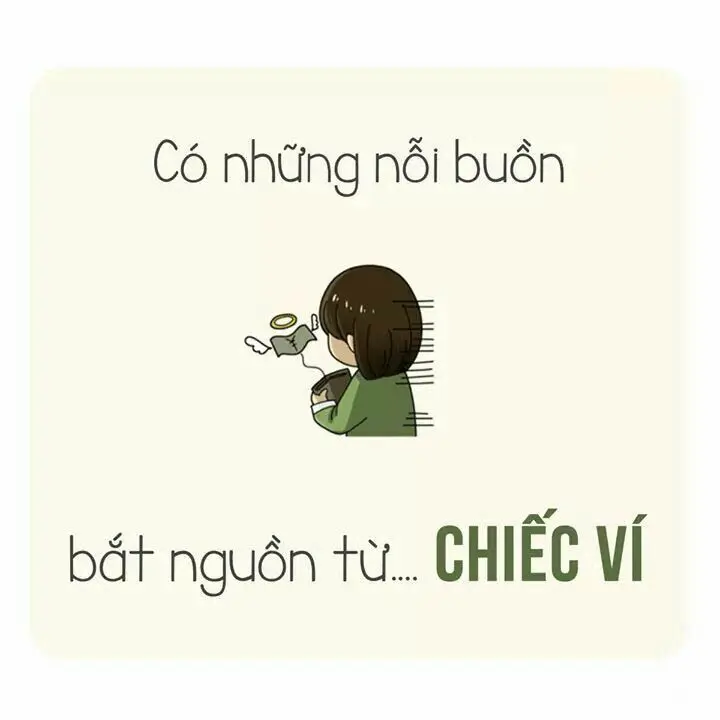 Meme hết tiền với khuôn mặt buồn chán