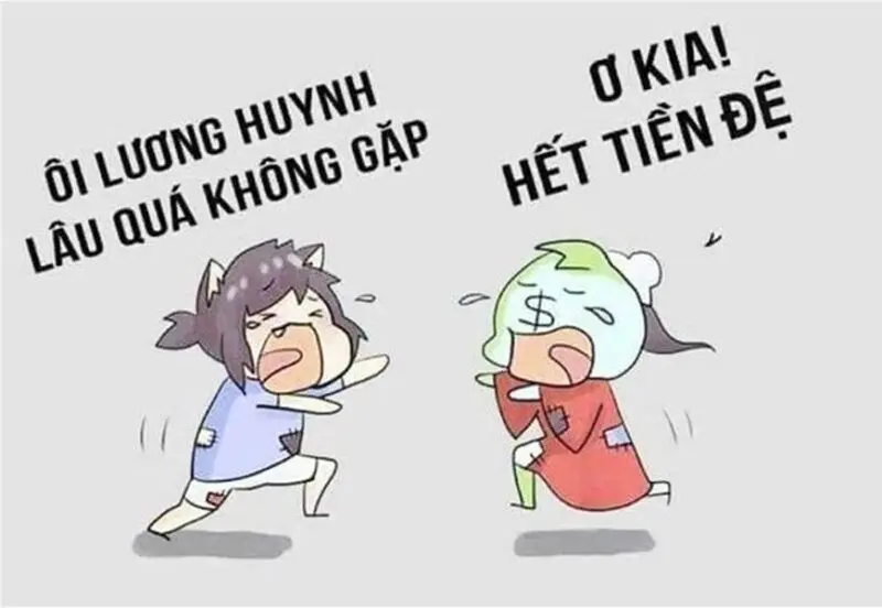 Meme hết tiền để mang lại tiếng cười vui nhộn