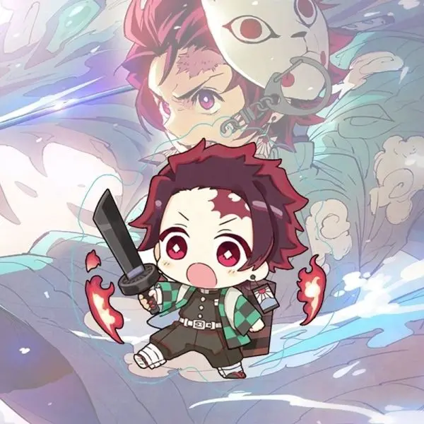 Kimetsu Yaiba Chibi Ảnh của Tanjiro Kamado đáng yêu