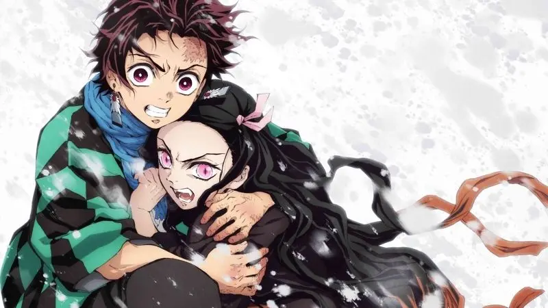 Kimetsu Yaiba Chibi Ảnh của Muichiro Tokito dưới tán cây