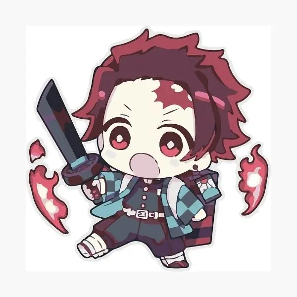 Bức ảnh của Nezuko Kimetsu Yaiba Chibi với đôi mắt ngây thơ