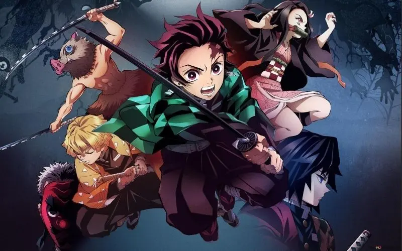 Kimetsu Yaiba Chibi của Daki trong bộ trang phục ma quyến rũ