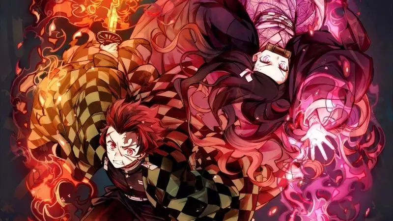 Kimetsu Yaiba Chibi Hình ảnh của Tamayo và Yushiro đang học