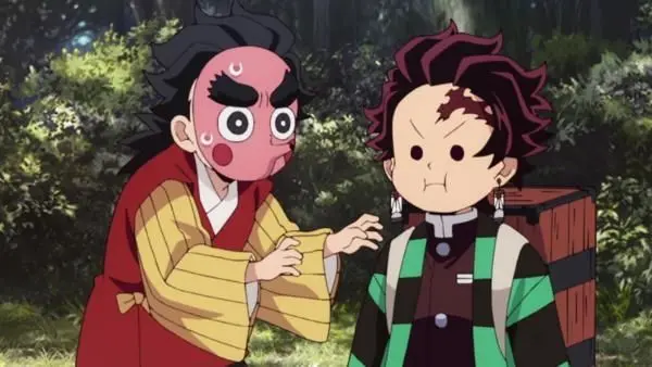 Kimetsu Yaiba Chibi ảnh với Hashira Group đang đứng cùng nhau