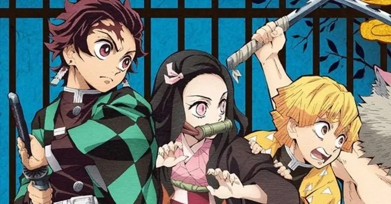 Bức ảnh Kimetsu Yaiba Chibi của Mitsuri đang chơi với hoa