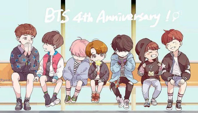 BTS Chibi mang đến bầu không khí đam mê của chương trình.