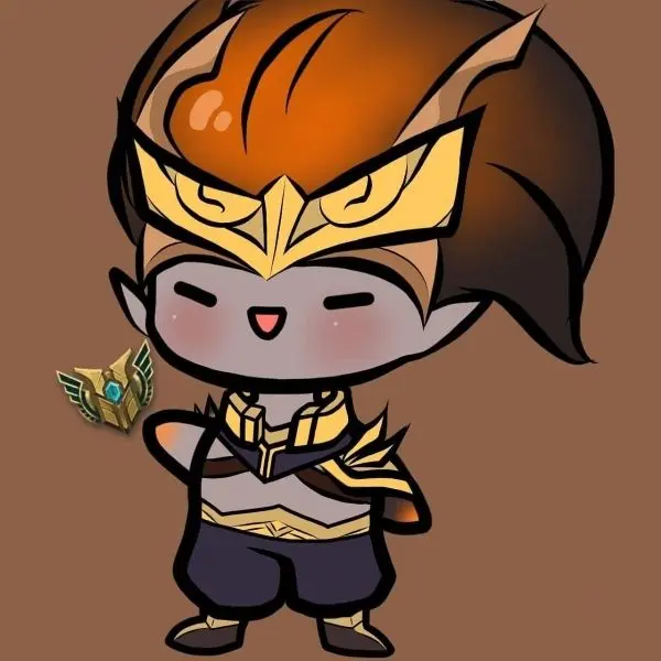 Hình ảnh của Chibi Chibi Nakroth với ngọn lửa cháy