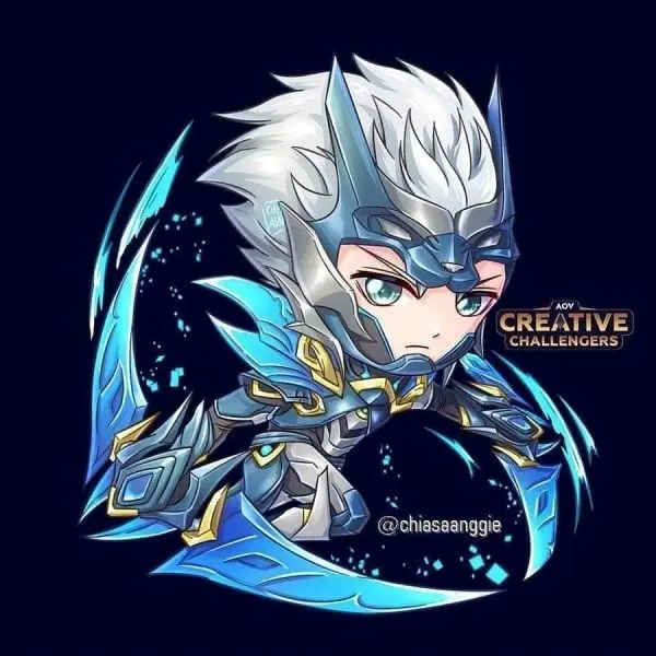 Ảnh của Chibi Nakroth trong trận đấu căng thẳng