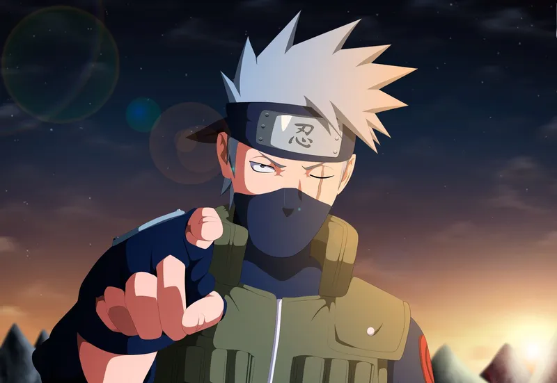 Hình ảnh của Kakashi Hatake cho thấy tính khí của một ninja thực sự