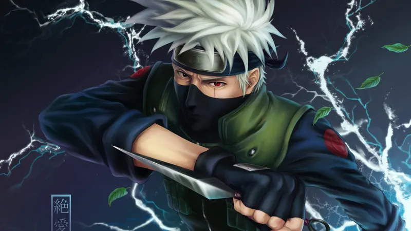 Hình ảnh của Kakashi Hatake với sự lôi cuốn, đặc trưng