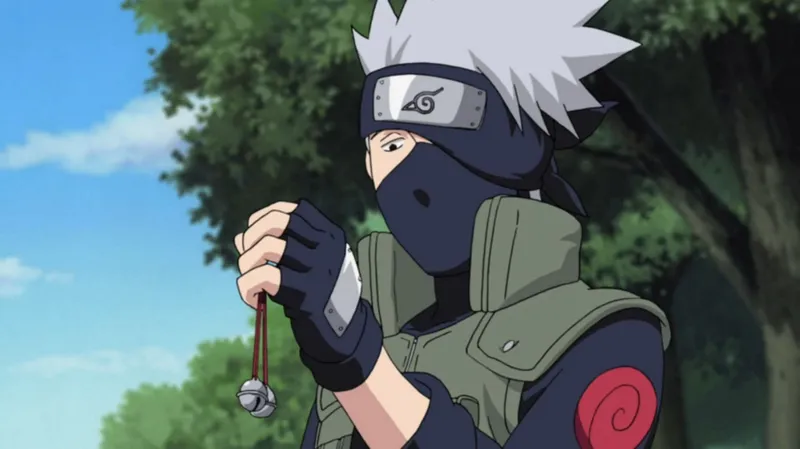 Hình ảnh của kakashi hatake với Sharingan mạnh mẽ