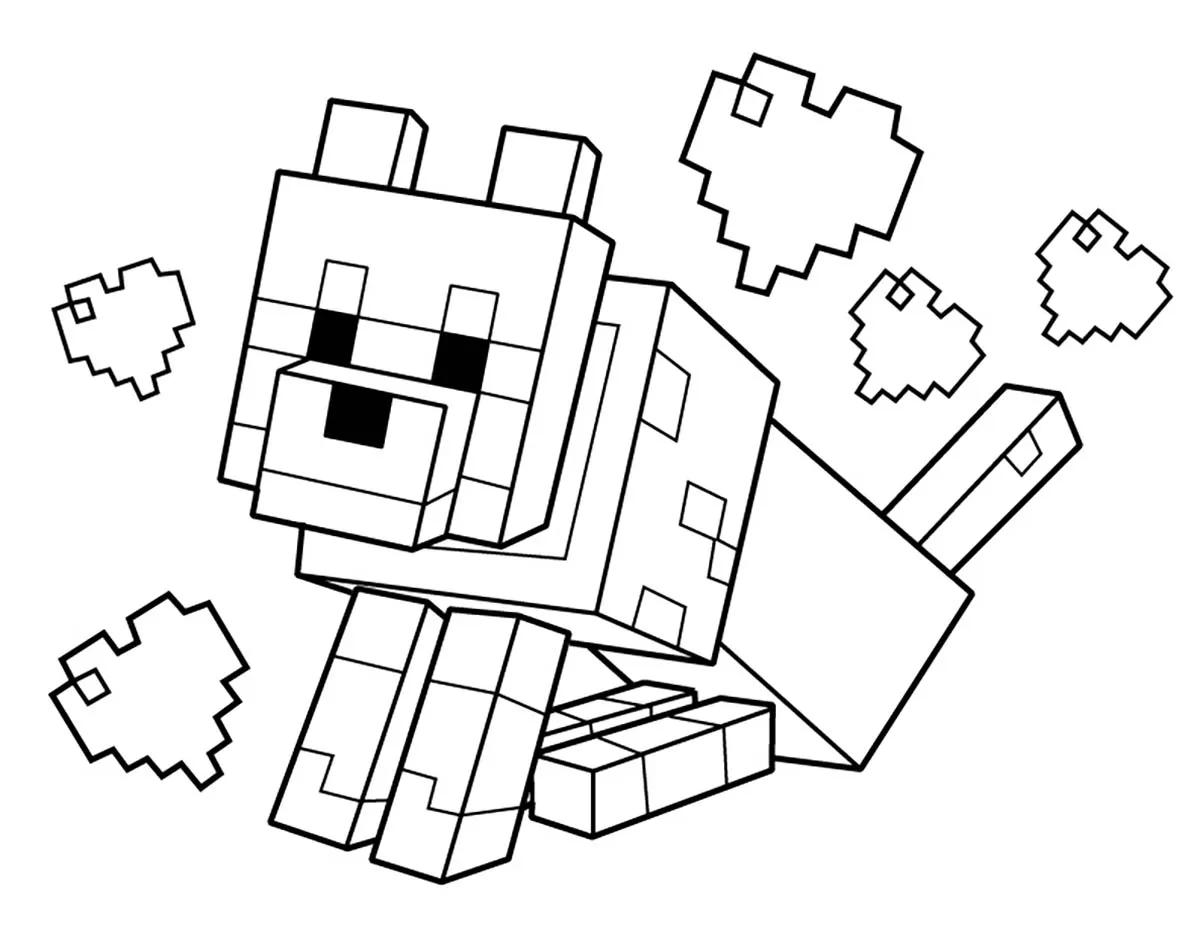 Discover impressive minecraft coloring paintings, help your baby love more painting.