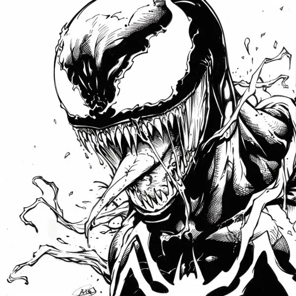 Download free Venom coloring - Endless creative inspiration.