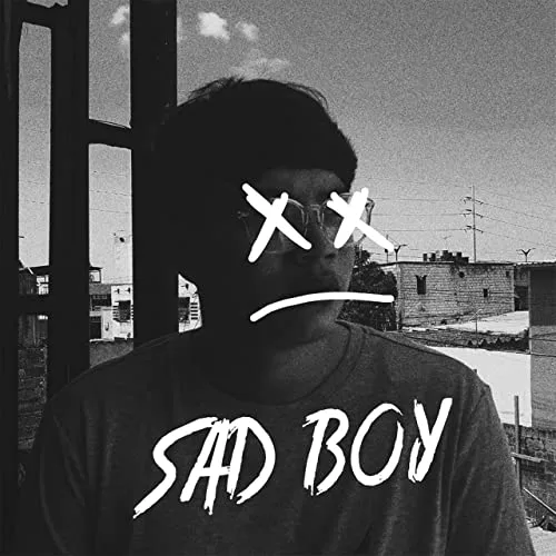 Avatar Sad Boy Black and White 39