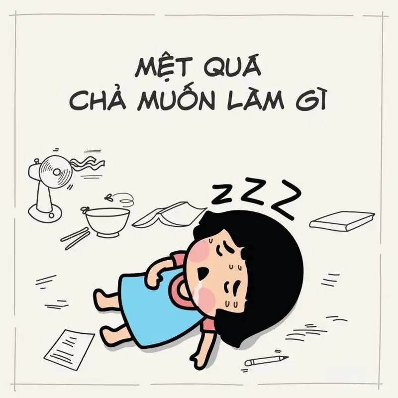 Meme mệt mỏi lan truyền niềm vui