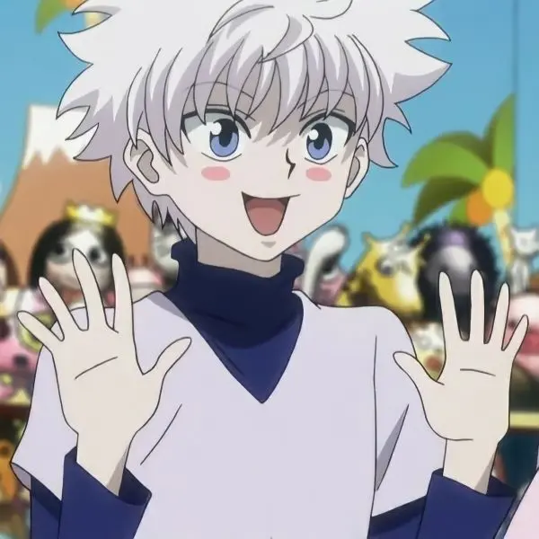 Killua avatar dễ thương, thể hiện những đặc điểm đáng yêu của kẻ ám sát trẻ.