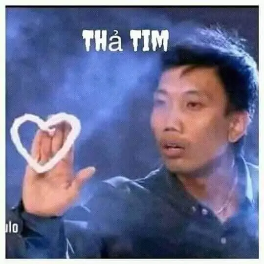 Trái tim meme hài hước và dễ hiểu