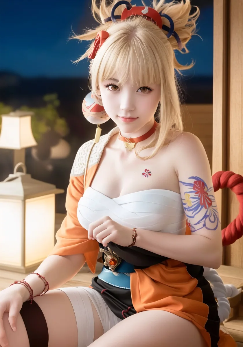 Vẻ đẹp nhẹ nhàng của hình ảnh cô gái cosplay hầu gái.