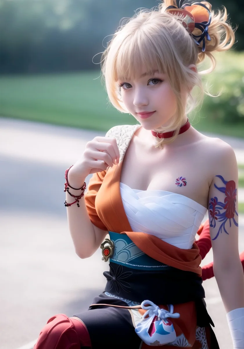 Hình ảnh của các cô gái cosplay dễ thương và hấp dẫn.