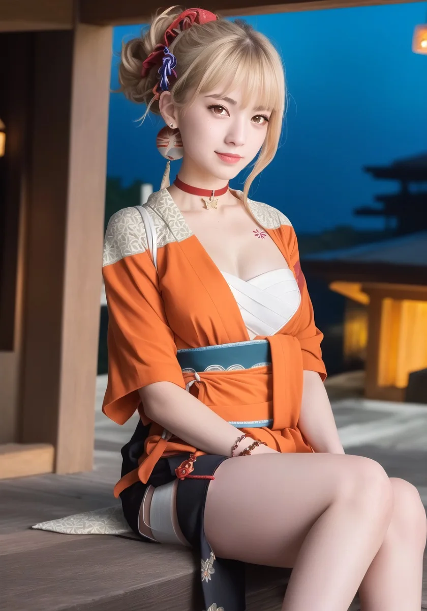 Hình ảnh cô gái cosplay với trang phục tinh tế, đẹp.