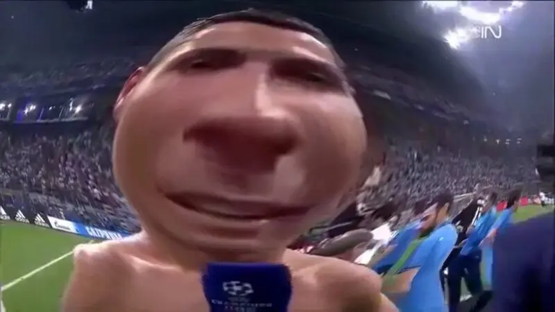 Meme ronaldo đã phỏng vấn dí dỏm