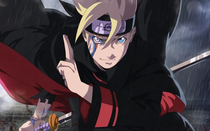 Boruto Uzumaki ảnh như một hình nền anime đẹp