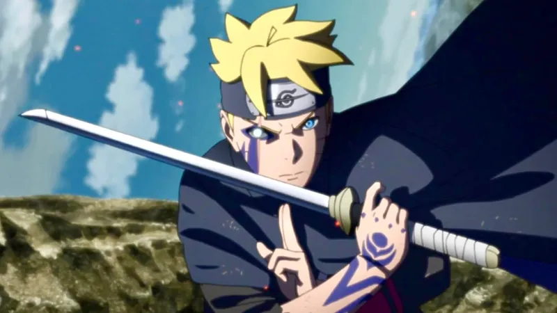 Ảnh Boruto Uzumaki đầy màu sắc và sống động