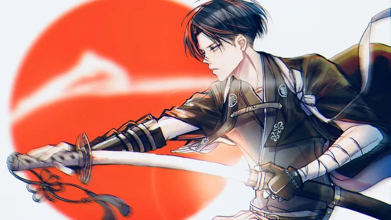 Levi Ackerman Hình ảnh Lãnh đạo tiêu chuẩn trong Attack on Titan