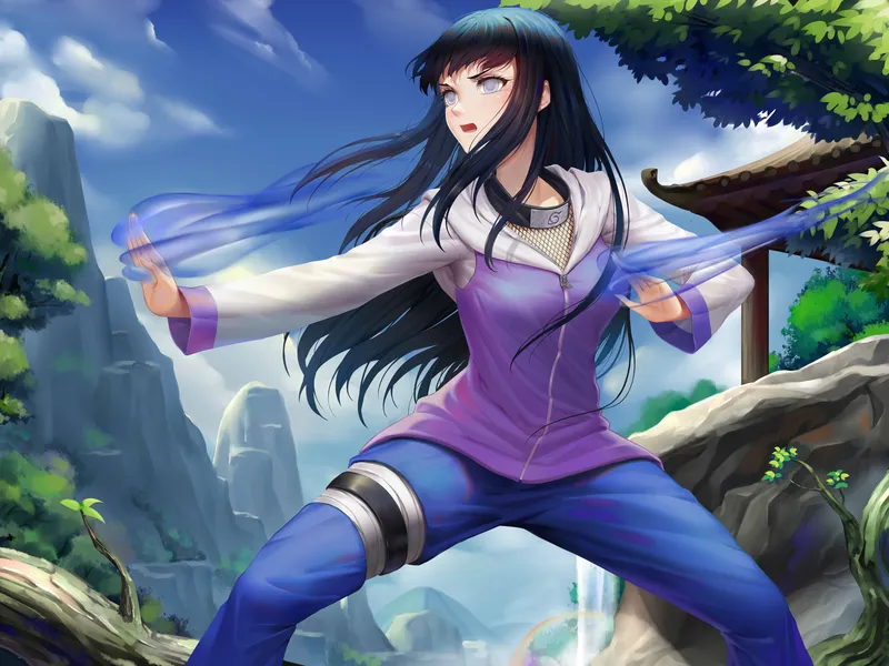 Cảm nhận vẻ đẹp nhẹ nhàng nhưng mạnh mẽ của Hinata Hyuga thông qua hình ảnh