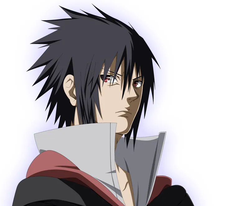 Ảnh Sasuke Uchiha với biểu cảm lạnh, sắc nét