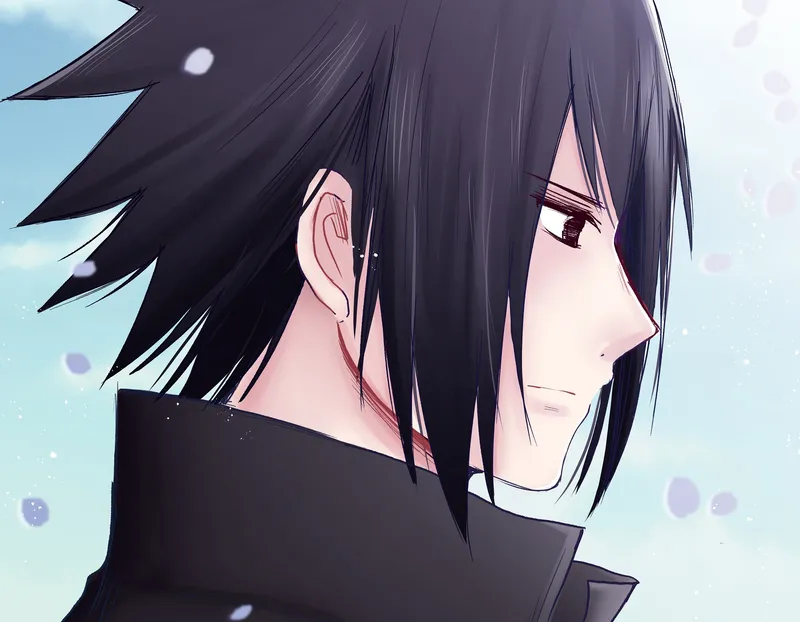 Hình ảnh sasuke uchiha với đôi mắt quyết tâm