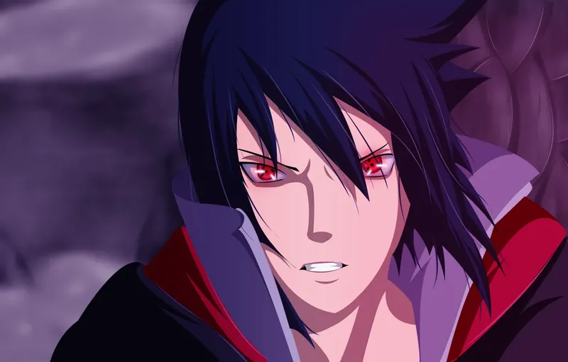 Sasuke Uchiha trong khoảnh khắc chiến đấu