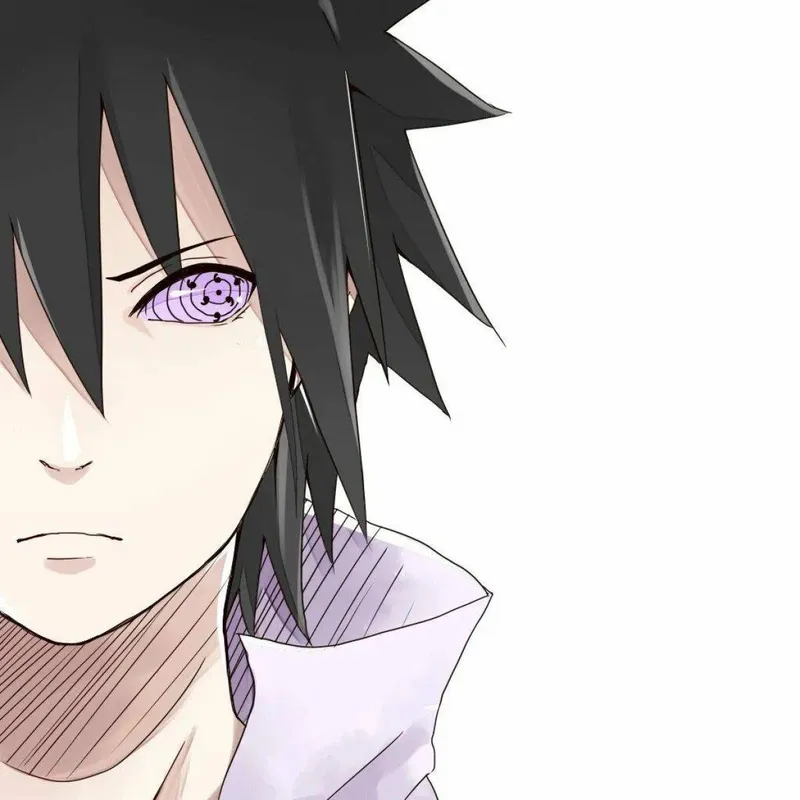 Sasuke uchiha ảnh với đôi mắt lạnh hấp dẫn