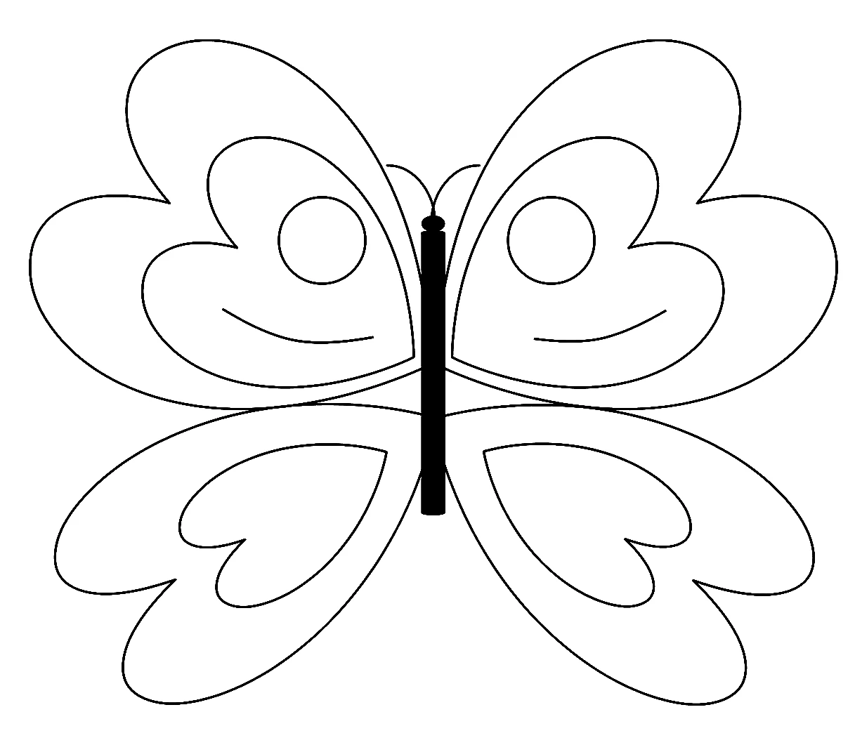 Download the free butterfly coloring set, creative activities for your baby.