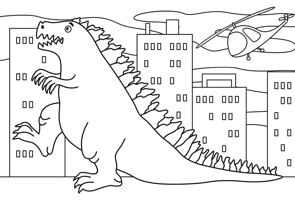 Together with Godzilla coloring, discover the mighty beauty of giant monsters!