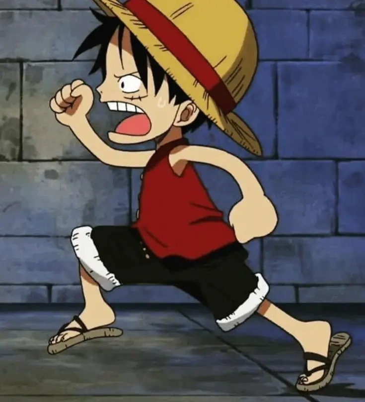 Luffy là một đứa trẻ trở thành một tên cướp biển mạnh mẽ