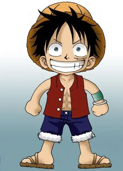 Hành trình Luffy bắt đầu từ những bức ảnh trẻ