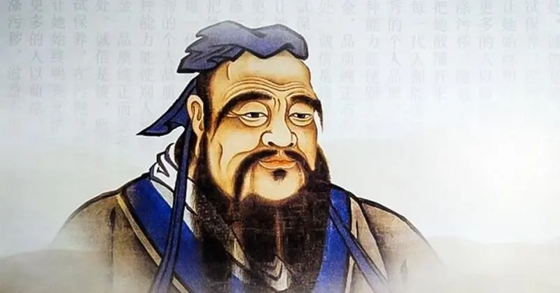 Photo Confucius nhắc nhở bạn sống trong đạo đức đúng đắn