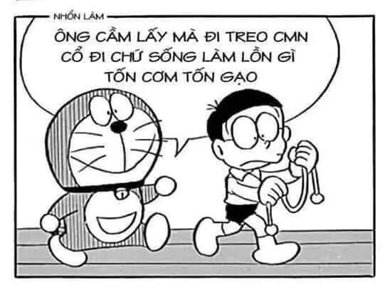 Funny Doraemon meme thu hút tầm nhìn