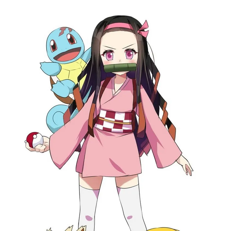 Nezuko Chibi rất dễ vẽ trong ngồi đáng yêu, thích hợp cho mọi lứa tuổi.